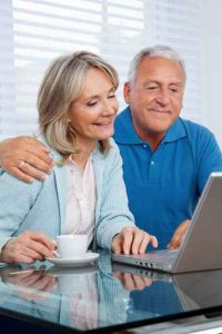 Older Couple Researching Behavioral Health Options