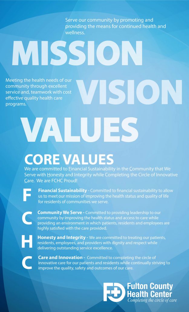 Fulton County Health Center's Core Values